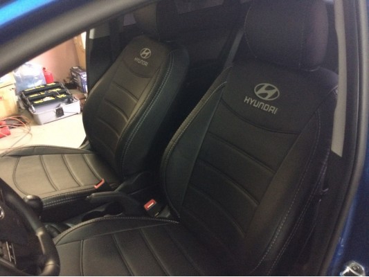 Авточехлы на Hyundai Solaris 2