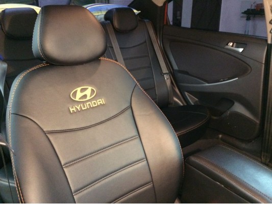 Авточехлы на Hyundai Solaris