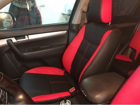 Каркасные авточехлы на KIA Sorento 2 Каркасные авточехлы на KIA Sorento 2